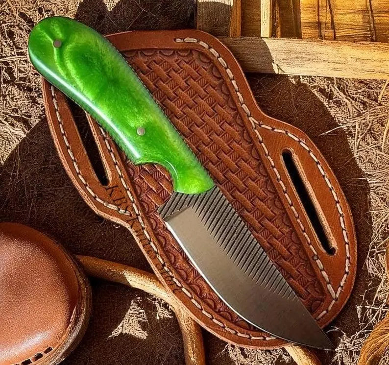 Handmade Cowboy Rasp Knife with Leather Sheath | Cowboy Knives Shop