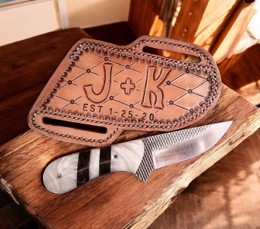 Handcrafted Working Cowboy Knife – 7" with Resin Handle