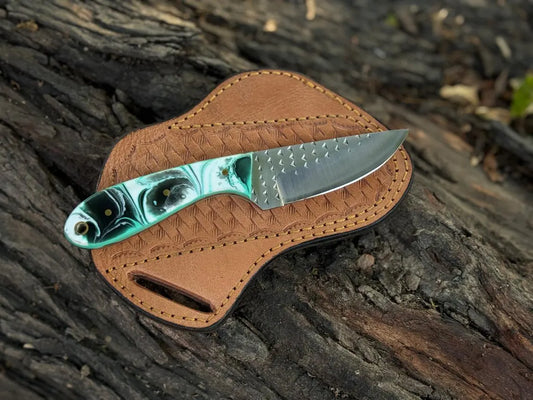 Handmade Cowboy Rasp Knife with Leather Sheath | Cowboy Knives Shop