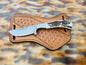 Deer Skinny Knife – 3.6" Rasp File Steel Blade with Antler Horn Handle