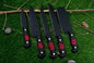 Handmade Damascus Steel Chef Knife Set, Rosewood Handle, Leather Cover