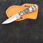 Ranch Knife for Cowboy - 3.5" Rasp Steel Blade & Resin Handle